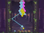 Captura de pantalla de Bubble Pop Legend, un juego Popular donde se disparan burbujas de colores para eliminarlas del tablero