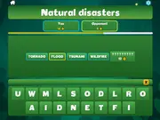 Pantalla de Word Associations: Can You Guess mostrando un desafío de asociación de palabras en el popular juego de lógica onl